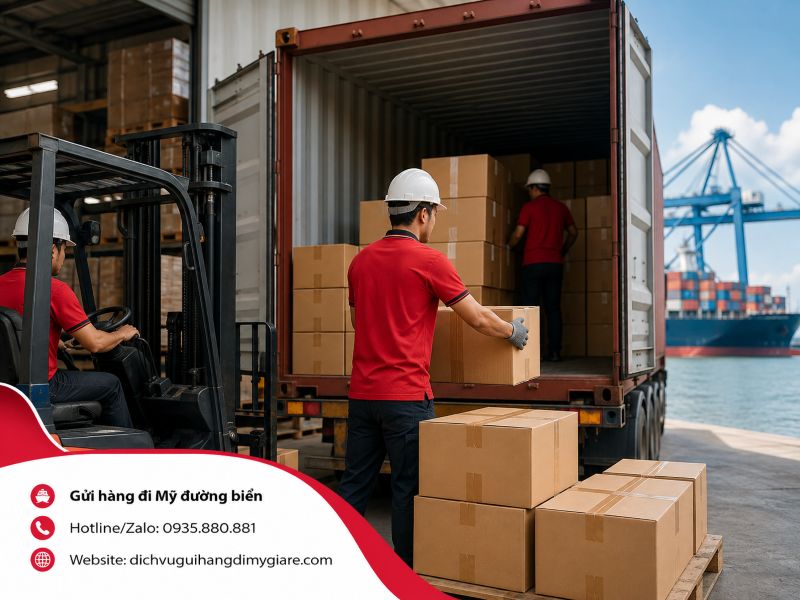 Gửi hàng đi Mỹ đường biển
