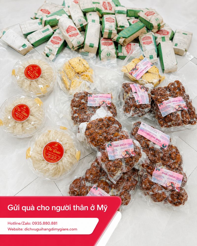 Gửi quà cho người thân ở Mỹ