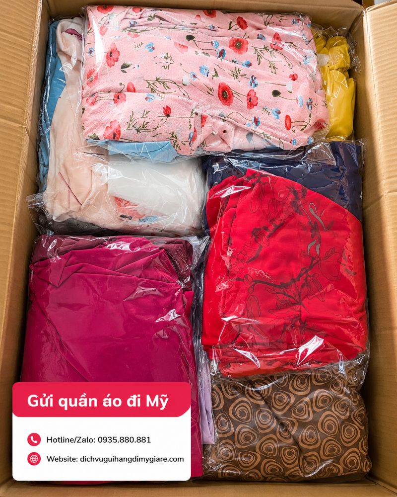 Gửi quần áo đi Mỹ tại TPHCM