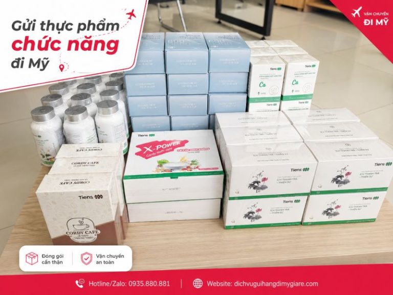 Gửi thực phẩm chức năng đi Mỹ tại TPHCM
