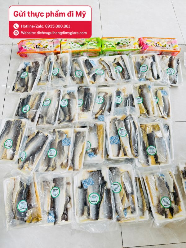 Gửi thực phẩm đi Mỹ giá rẻ tại TPHCM