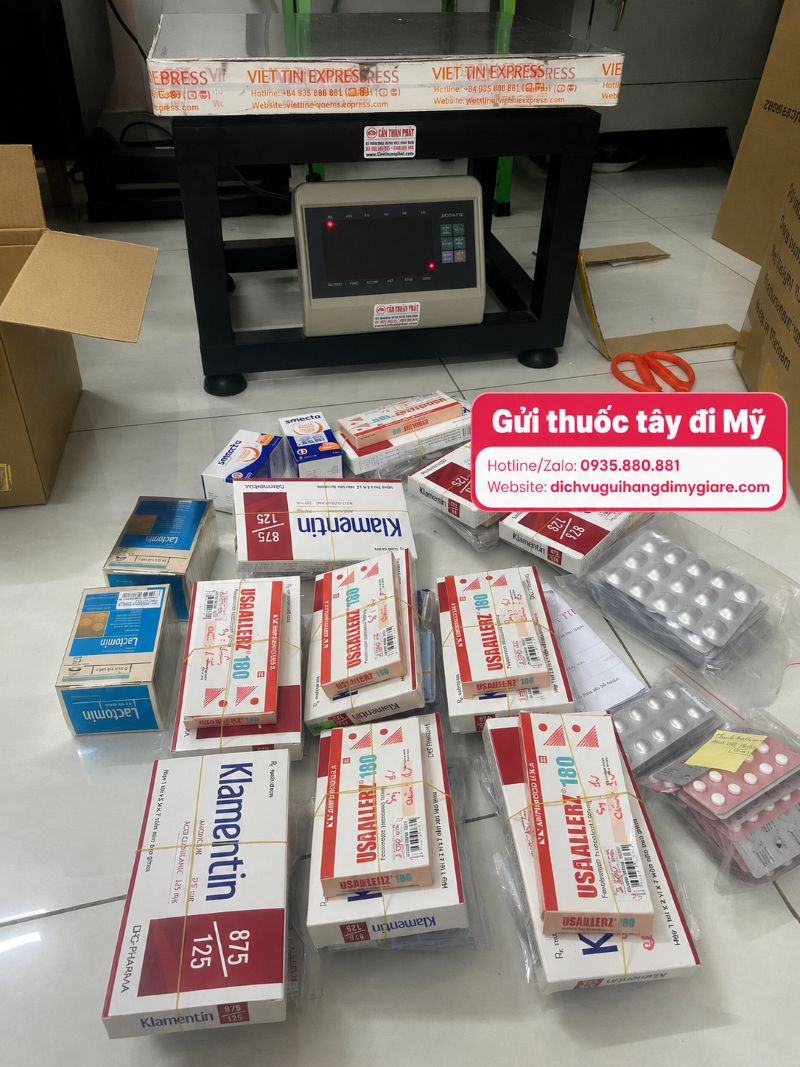 Gửi thuốc tây đi Mỹ tại TPHCM