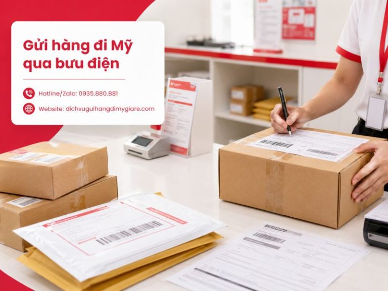 Gửi hàng đi Mỹ qua bưu điện tại TPHCM