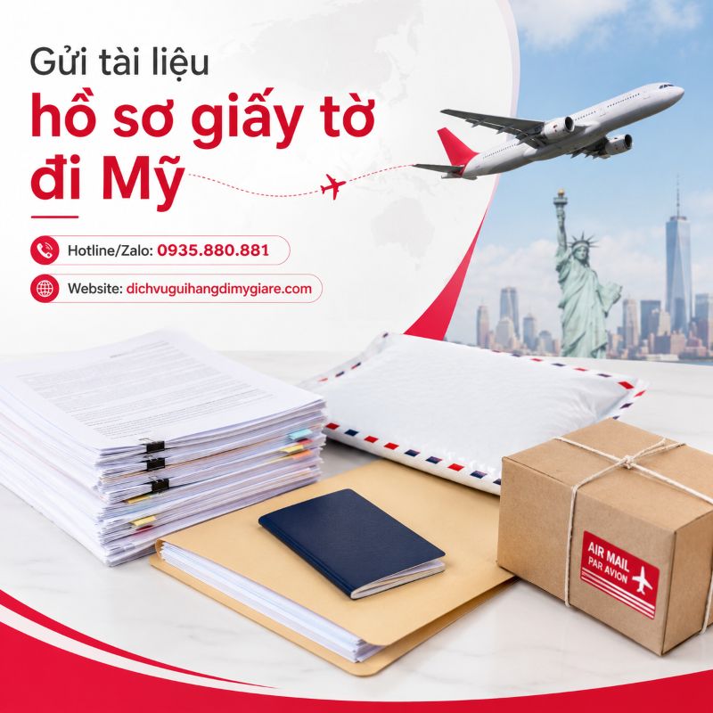 Gửi tài liệu, hồ sơ đi Mỹ tại TPHCM