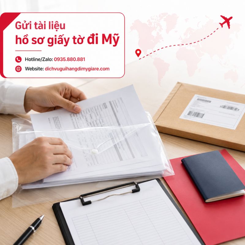 Gửi tài liệu, hồ sơ đi Mỹ tại TPHCM