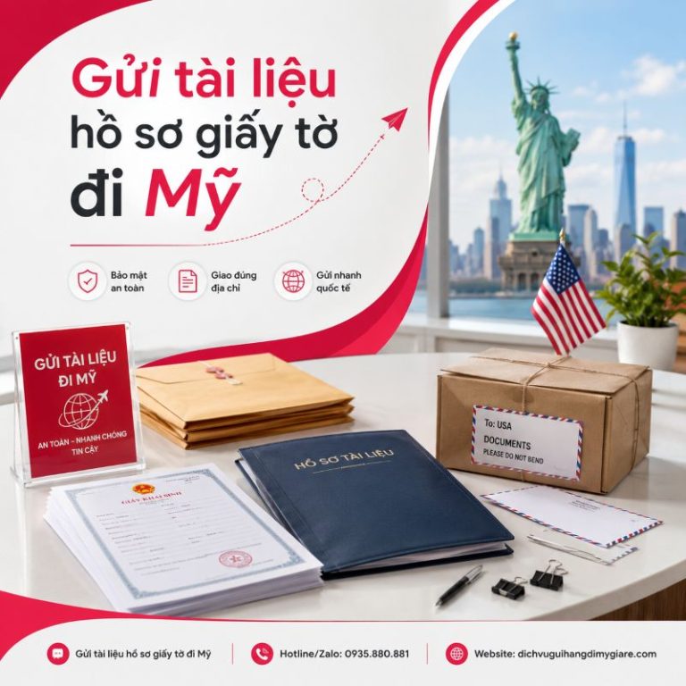Gửi tài liệu, hồ sơ đi Mỹ tại TPHCM
