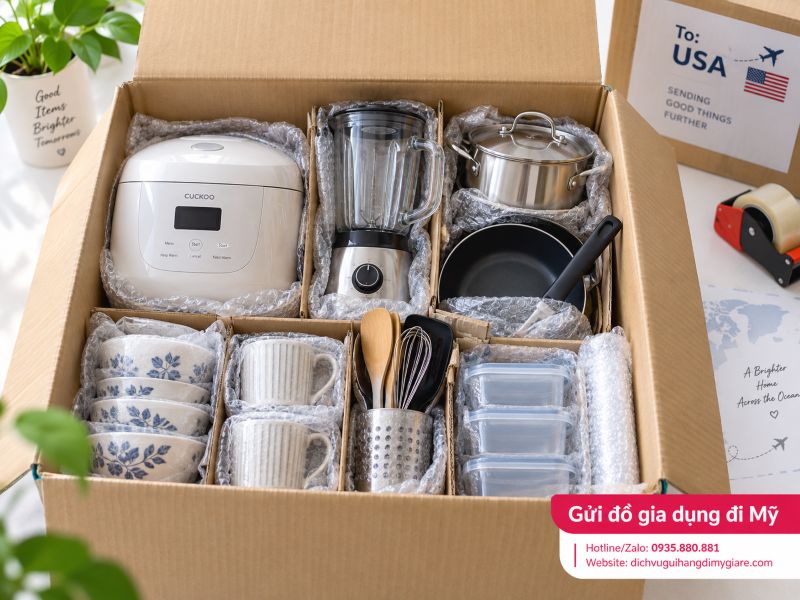 Gửi đồ gia dụng đi Mỹ tại TPHCM