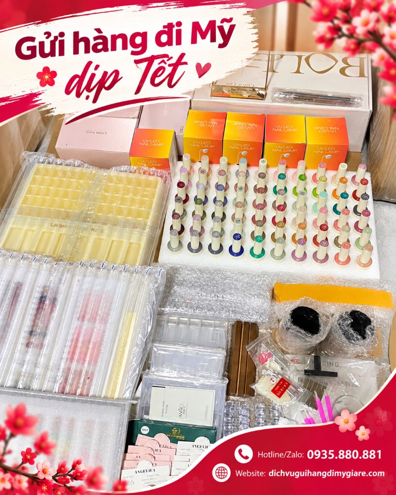 Gửi hàng đi Mỹ dịp Tết