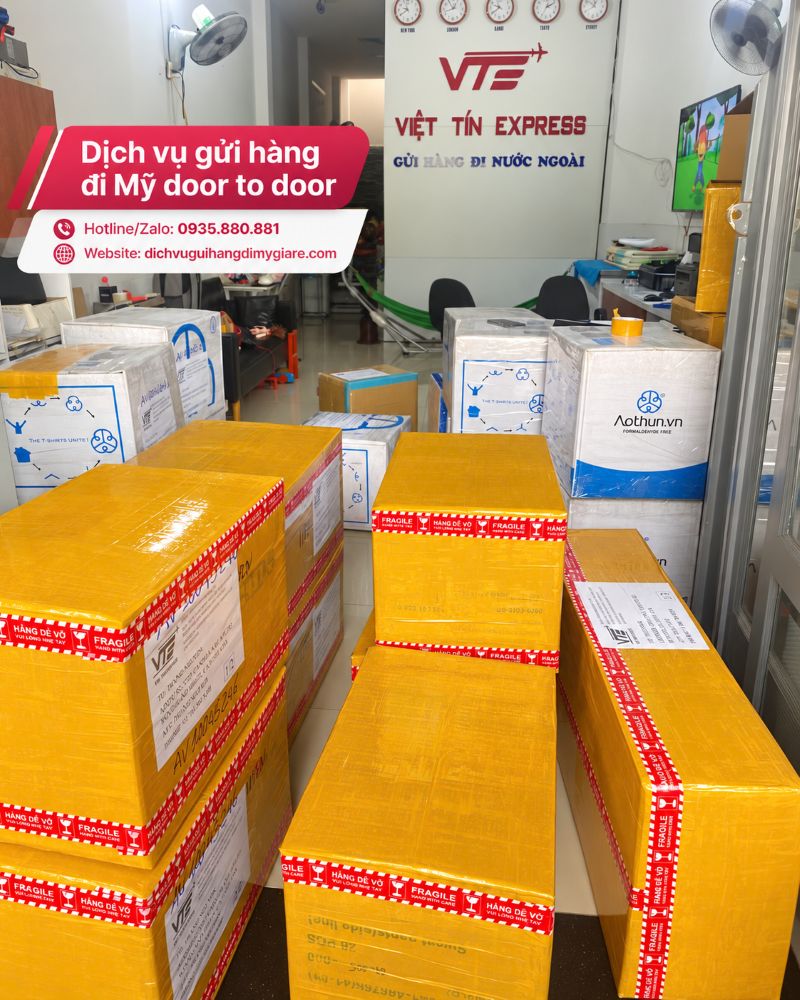 Dịch vụ gửi hàng đi Mỹ door to door
