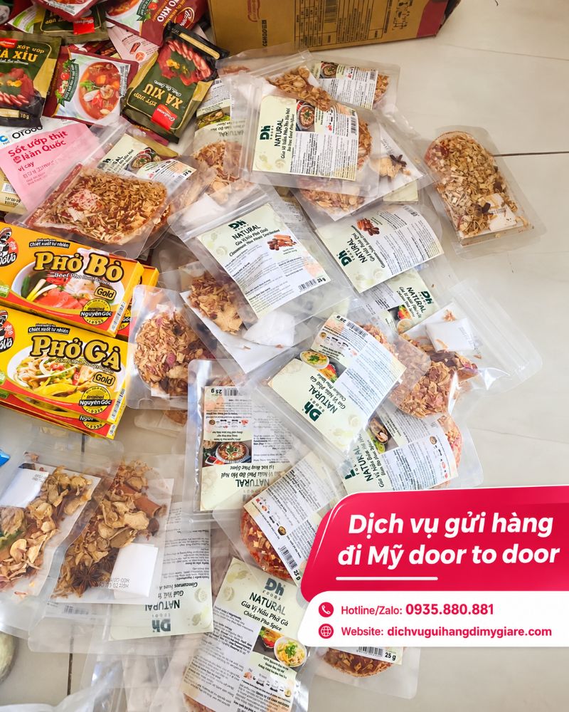 Dịch vụ gửi hàng đi Mỹ door to door
