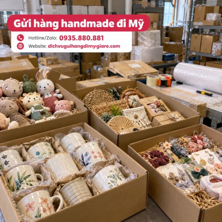 Gửi hàng handmade đi Mỹ tại TPHCM