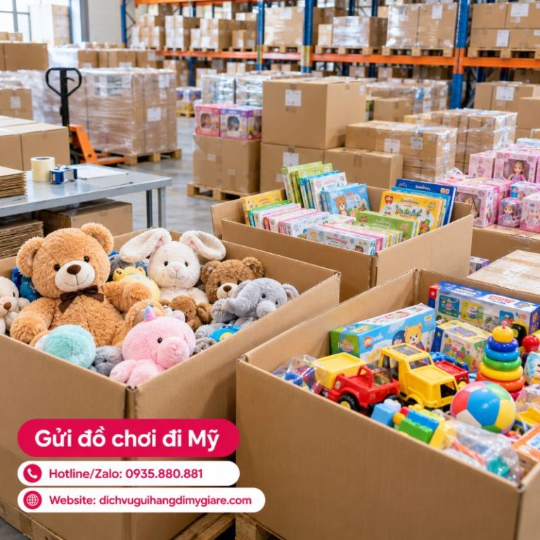 Gửi đồ chơi đi Mỹ tại TPHCM